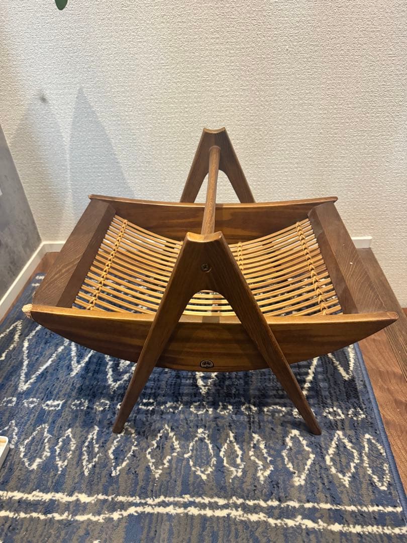 オールドマルニ maruni 1960年代 マガジンラック 孔雀ロゴ