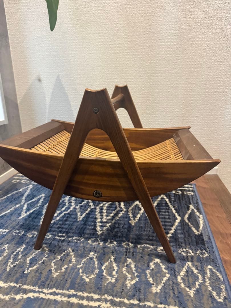 オールドマルニ maruni 1960年代 マガジンラック 孔雀ロゴ