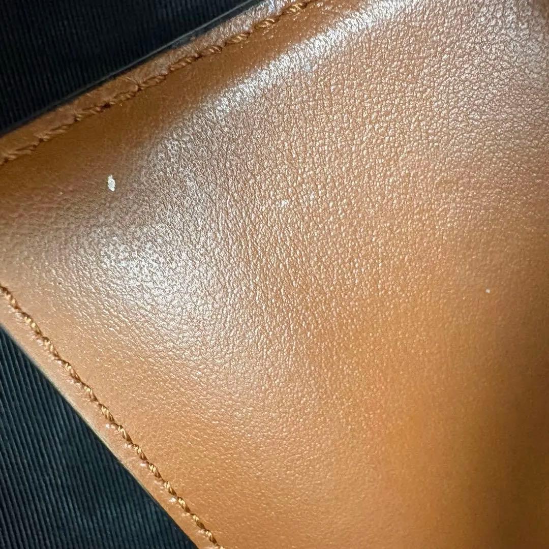 ミ*ケ様 【極美品】CELINE スモールフラップウォレット トリオンフ ナチュ