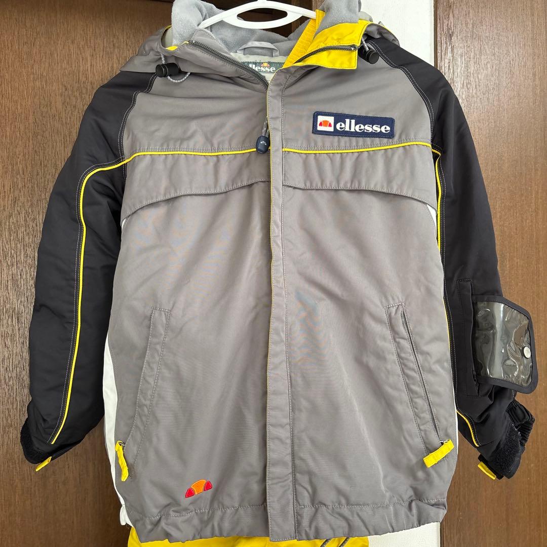 ellesse スキーウェア グレー/イエロー　130
