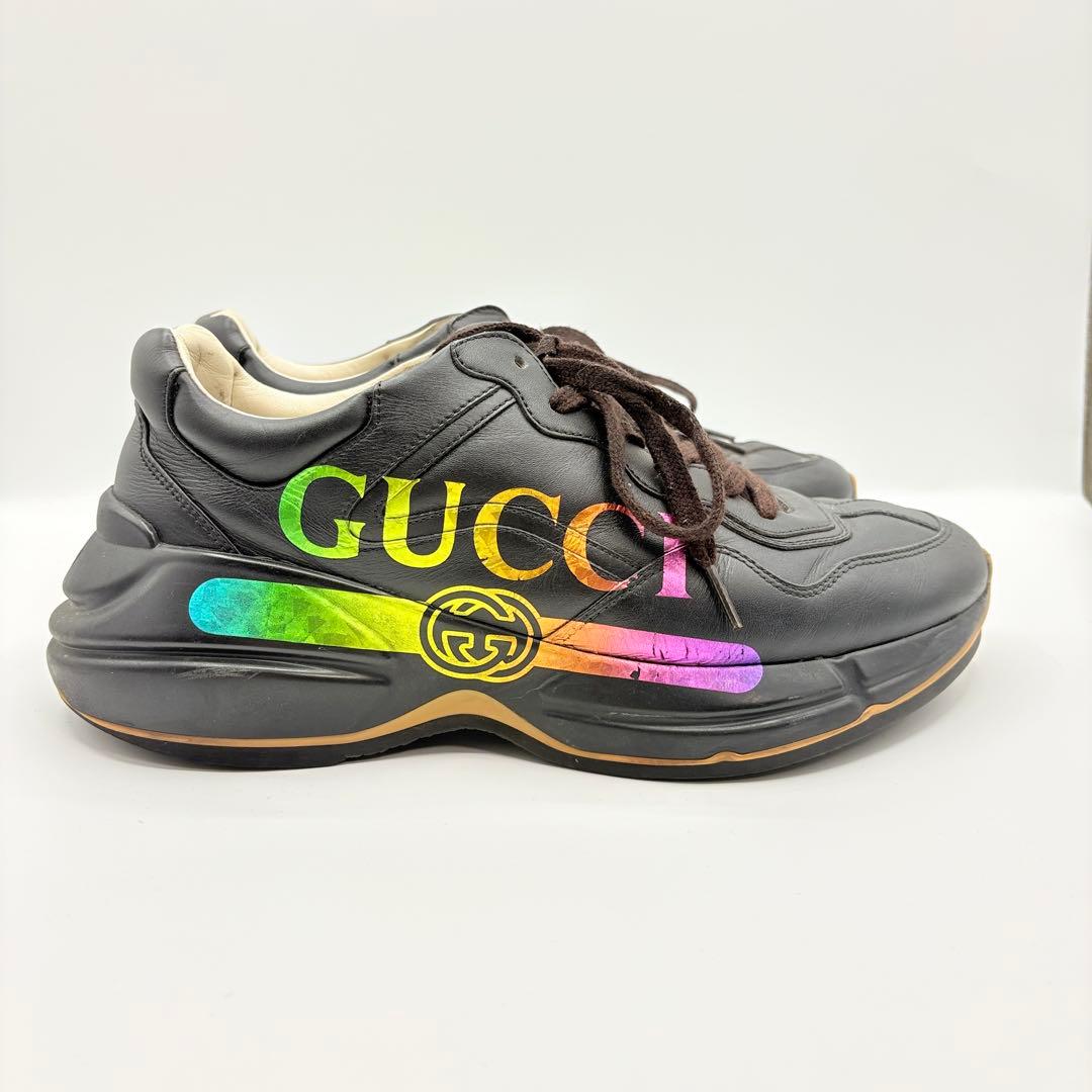 GUCCI グッチ スニーカー Rhyton ライトン レインボー 7 1/2