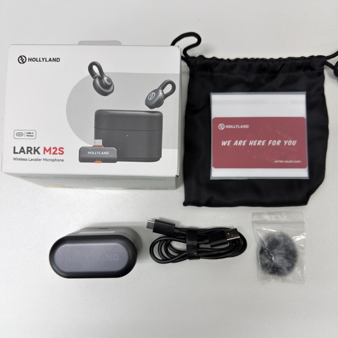 Hollyland Lark M2S USB Type-C ワイヤレスマイク
