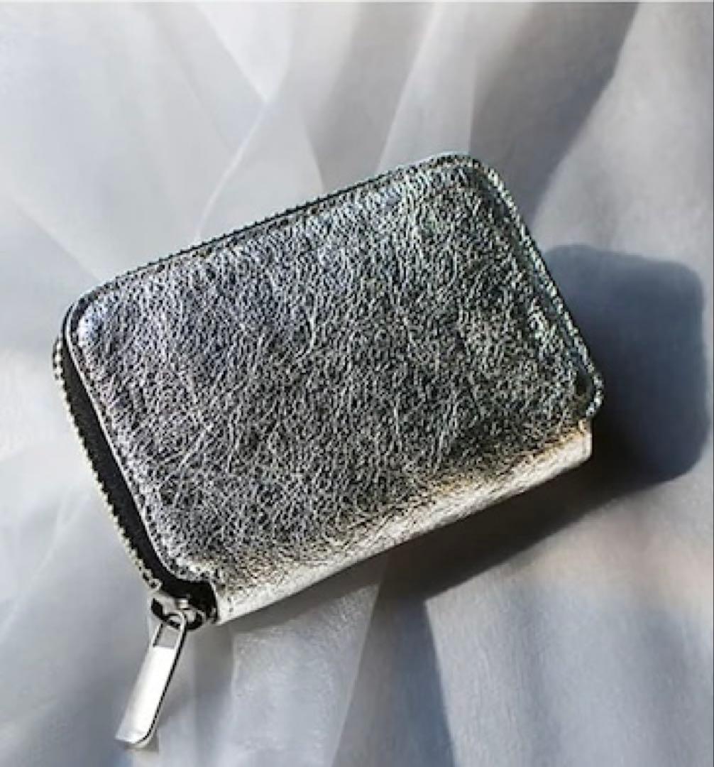 【新品未使用】MADAYA ナダヤ 財布 mu HAKU シルバー