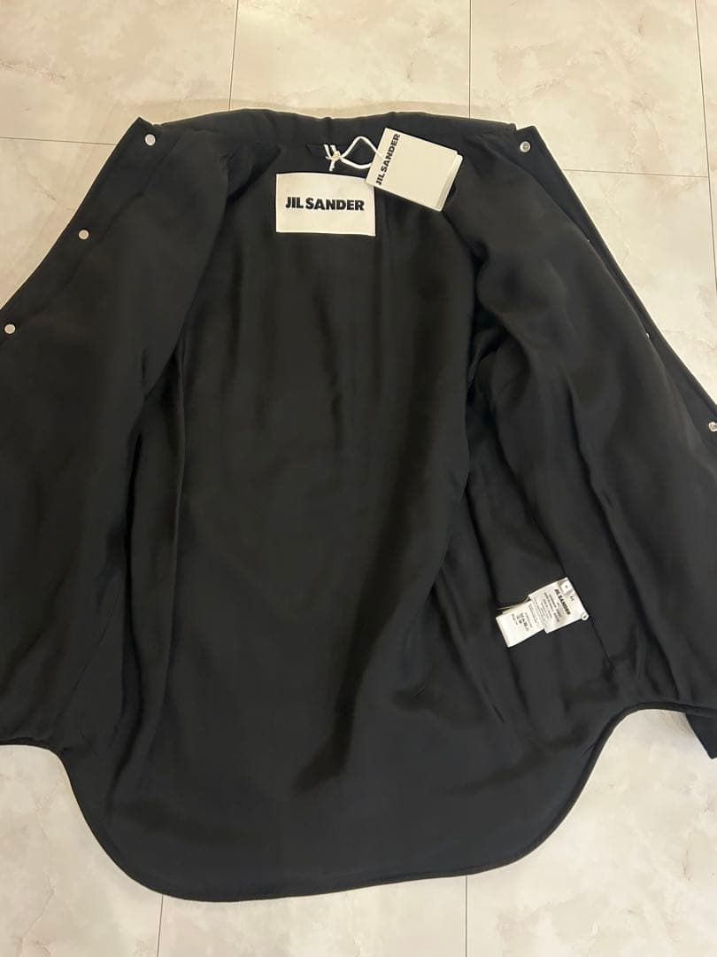 国内正規品 ジルサンダー アウターシャツ 中綿 コーチジャケット ダウンブルゾン