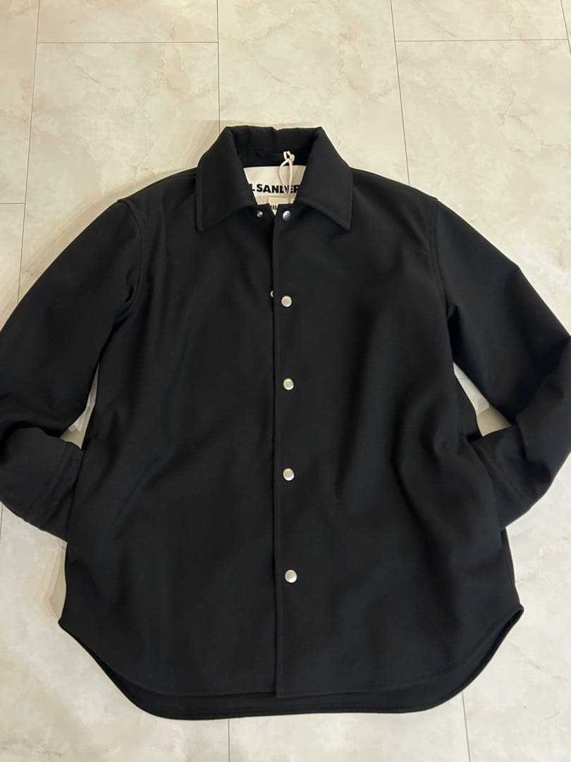 国内正規品 ジルサンダー アウターシャツ 中綿 コーチジャケット ダウンブルゾン