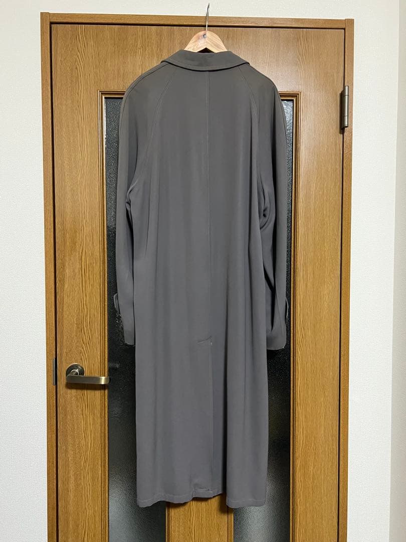 50s ウールギャバ コート グレー クリーニング済