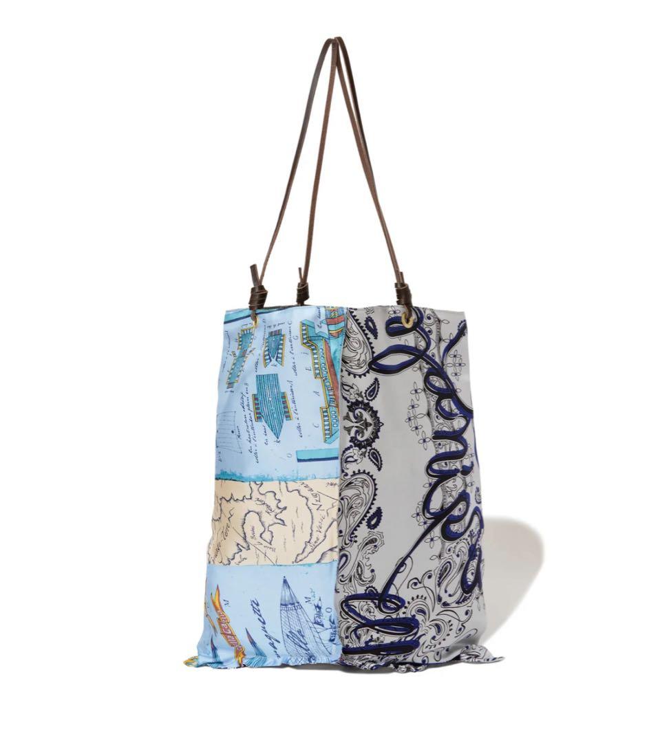 manipuri マニプリ　リバーシブルプリントトートバッグL
