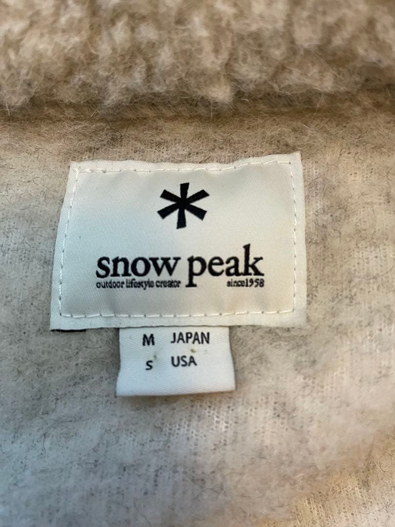 スノーピーク　Ｍ　ウール　フリース