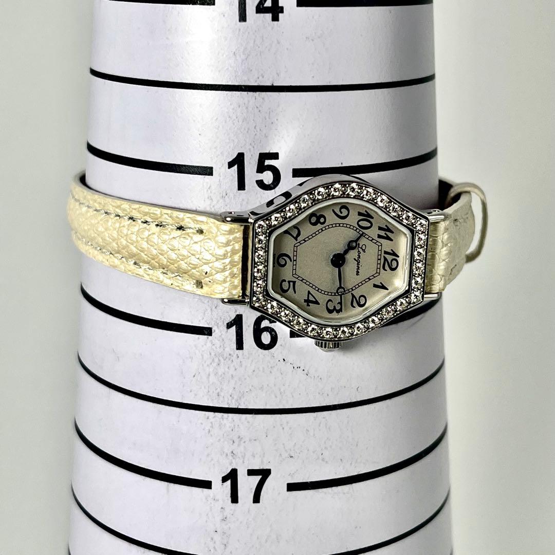 【極美品/稼働】ロンジン ラ・ヴィソント L5.184.0 ダイヤベゼル 腕時計