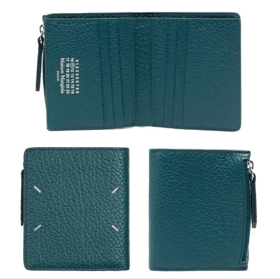 Maison Margiela 二つ折り財布 グリーン