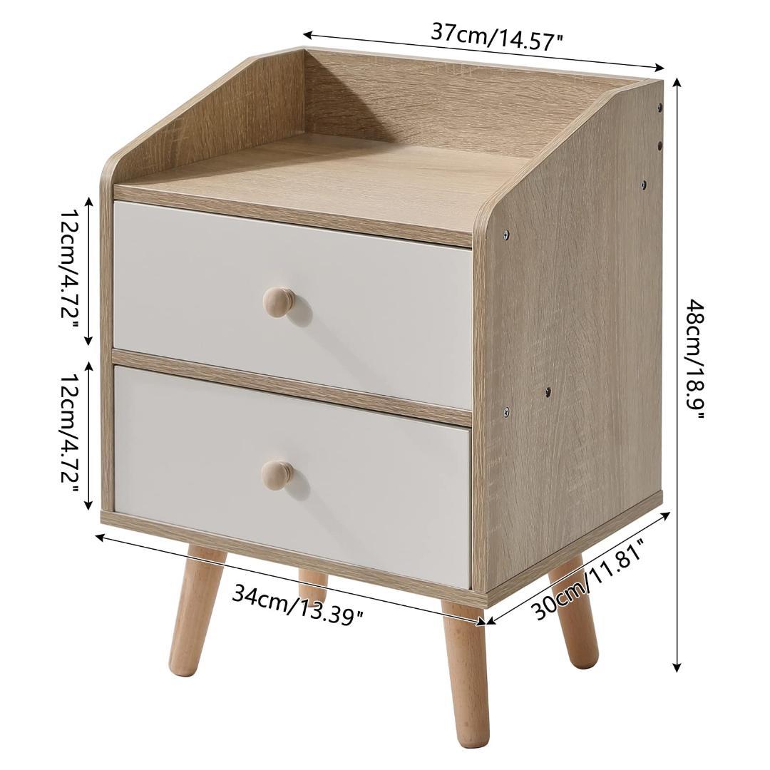 北欧 ナチュラルデザイン 引き出し サイドテーブル チェスト