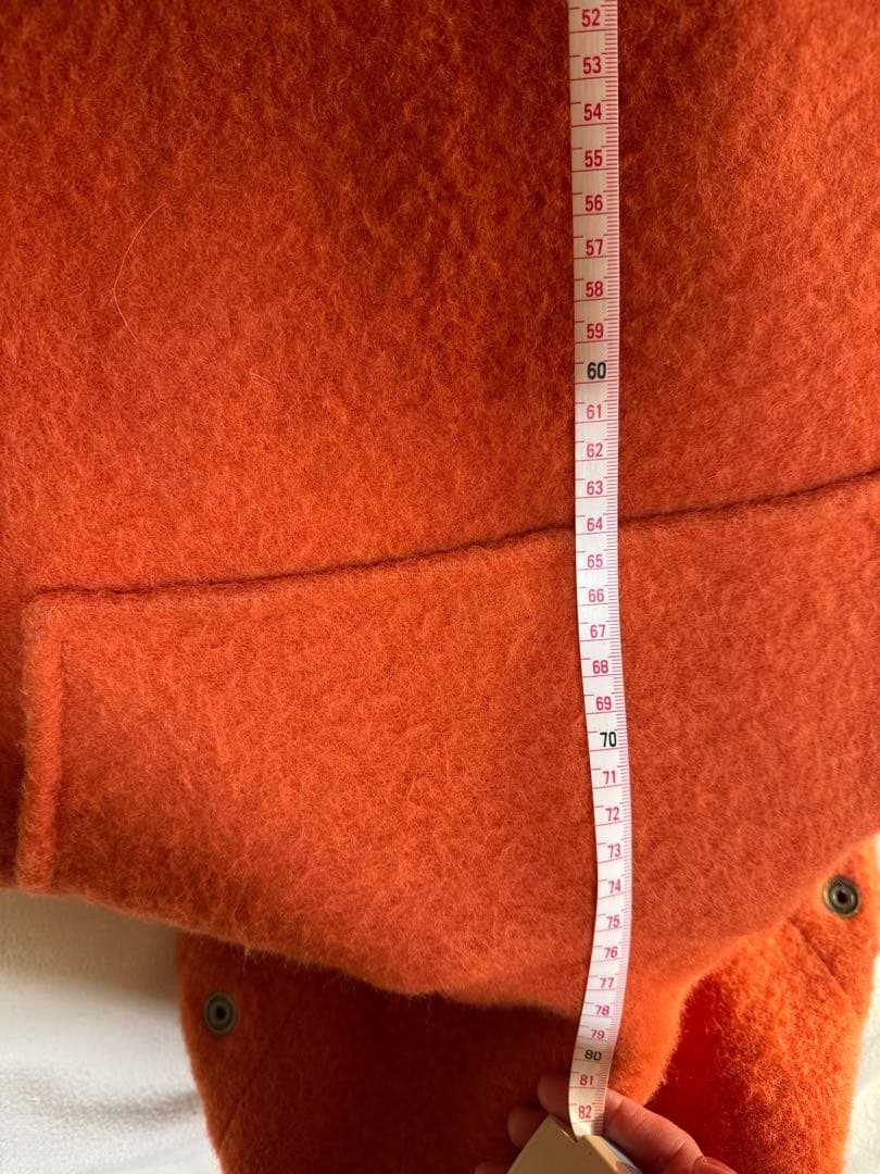 えんGLOVERALL レディースダッフルコート ウール　オレンジ