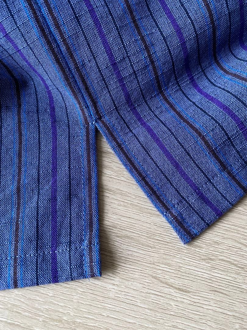 会津木綿　みかんさん専用　ブラウス　ハンドメイドNo.149