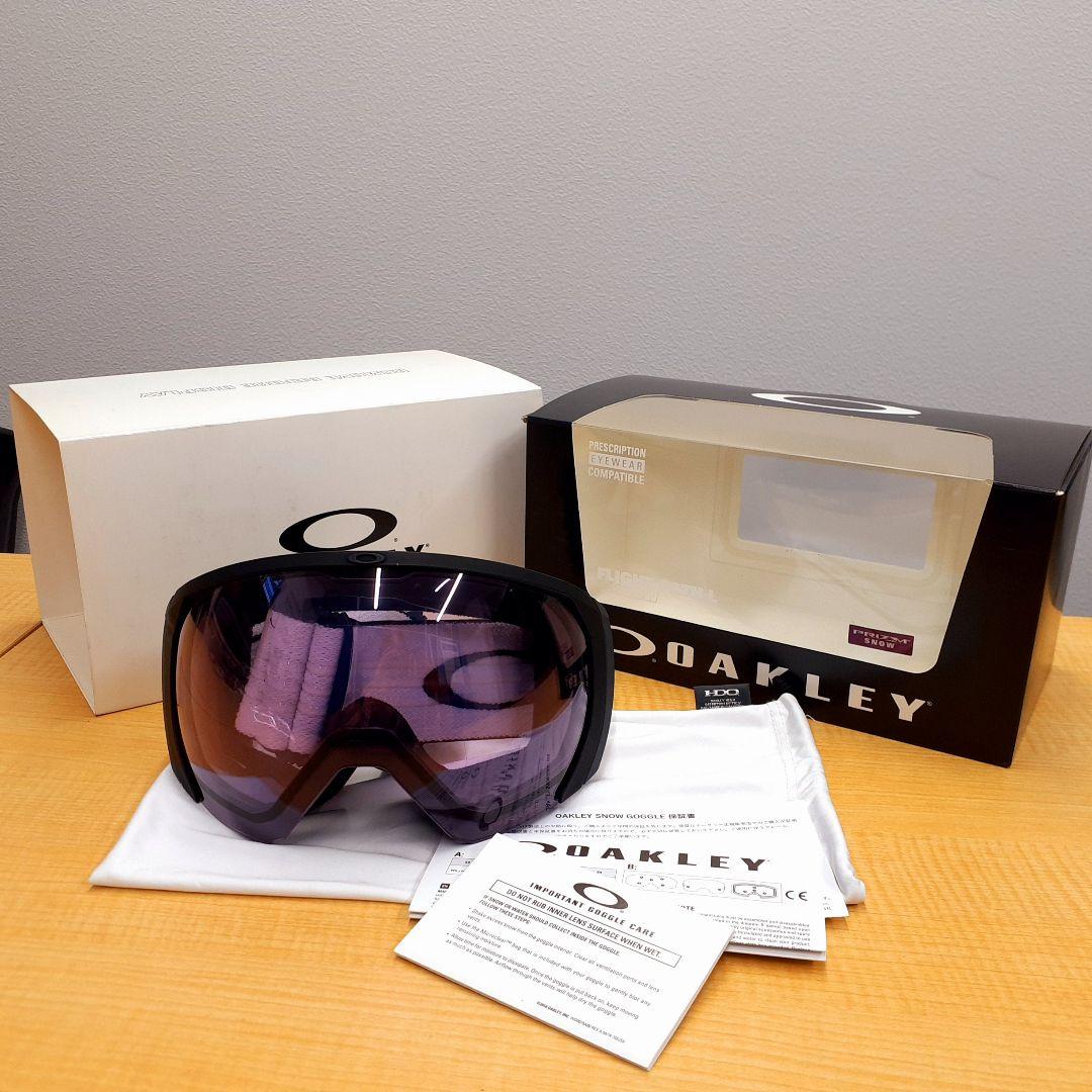 オークリー ゴーグル フライトパス 眼鏡対応 スキー スノボ 中古