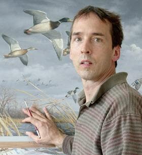 ジョー・ハウトマン ヴィンテージ ステンドグラス 野生の走る馬 絵画 美術館