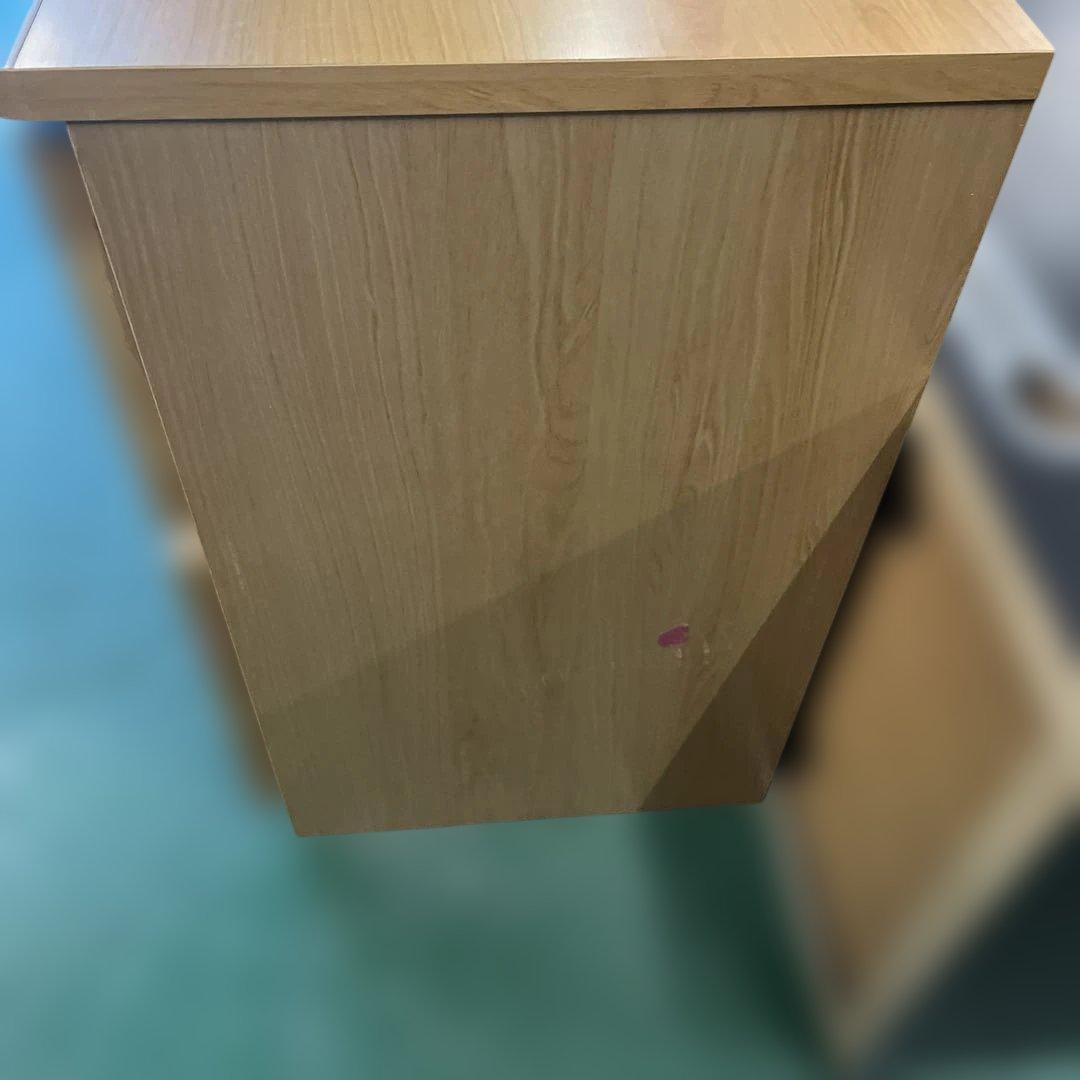 木製テレビ台 引き出し付き ガラス付き インテリア 家具