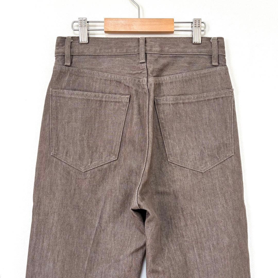試着のみAURALEE HARD TWIST BROWN DENIM 5P 25