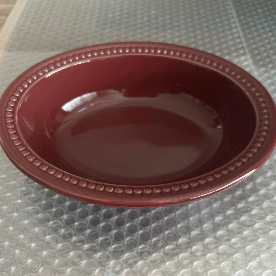 ル・クルーゼ★メゾンドパリ★パイディッシュ・プレート19センチ★モーヴピンク