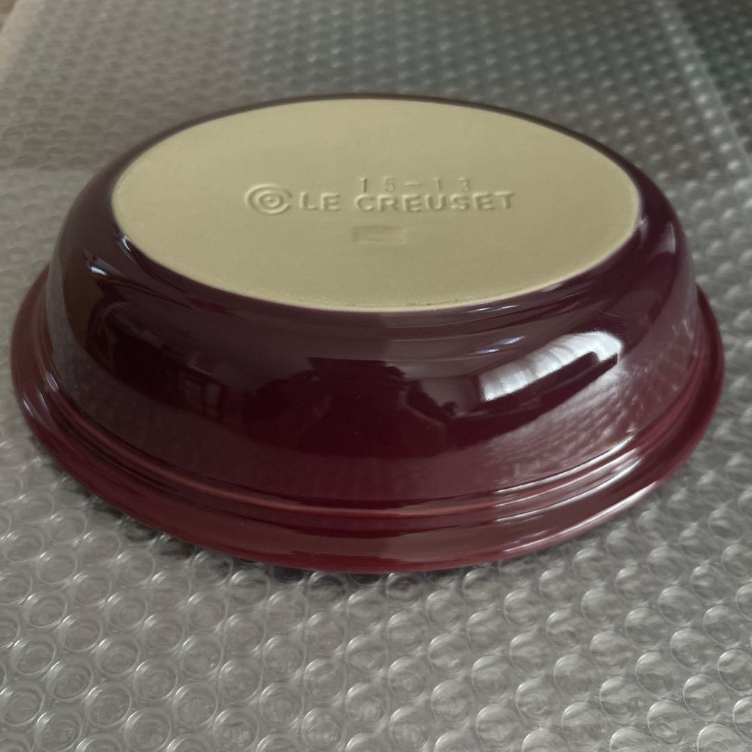 ル・クルーゼ★メゾンドパリ★パイディッシュ・プレート19センチ★モーヴピンク