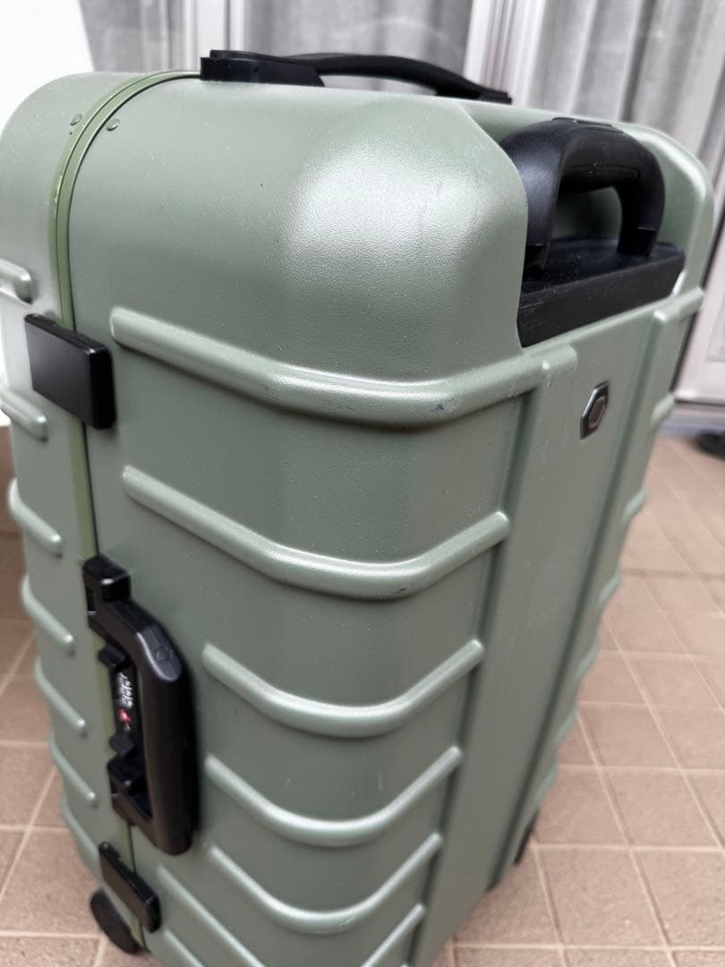 【中古】SOLGAARD ソルガード60L 時短スーツケース グリーン 随時値引