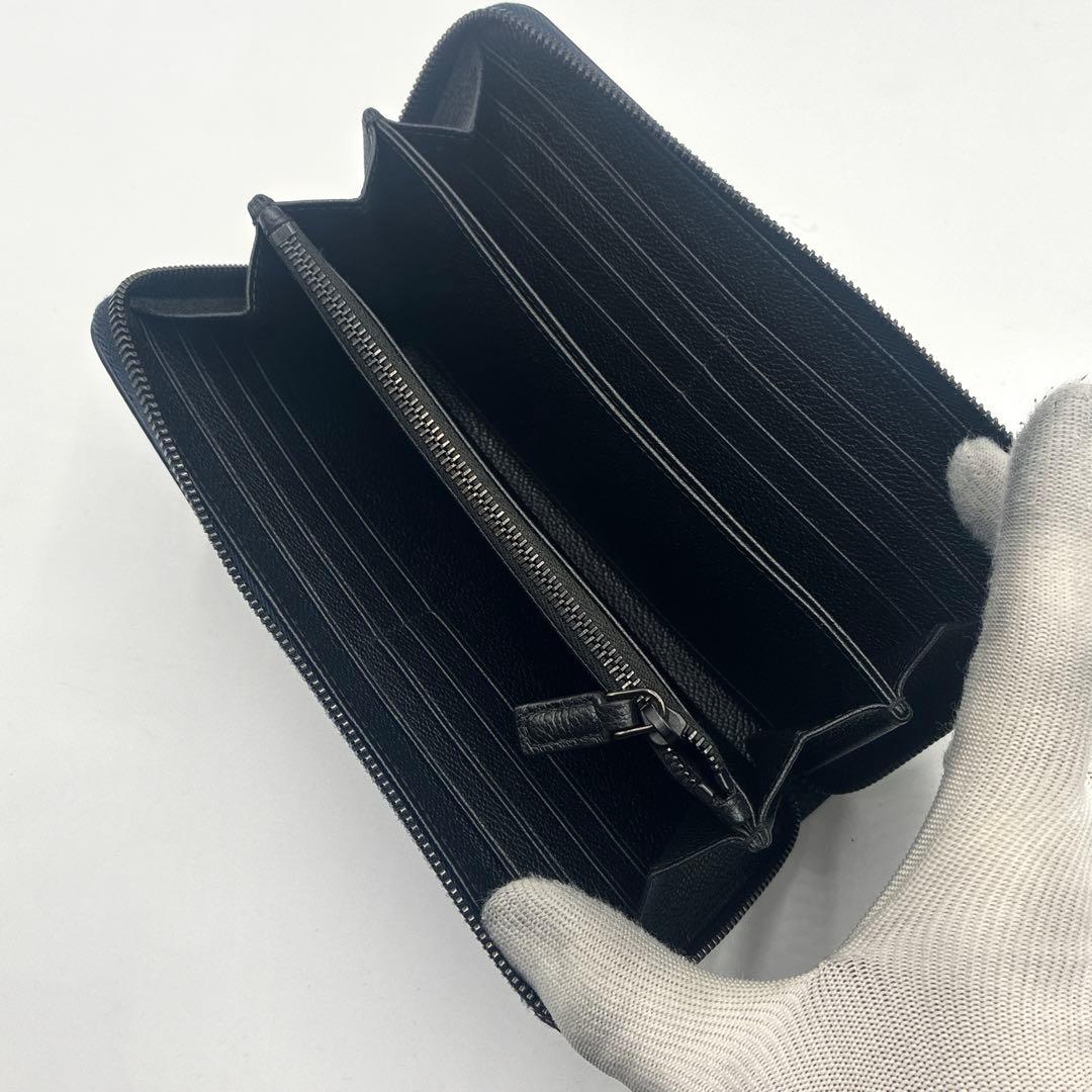 しのぶ　プラダ 長財布 ヴィッテロフェニックスレザー ネイビー
