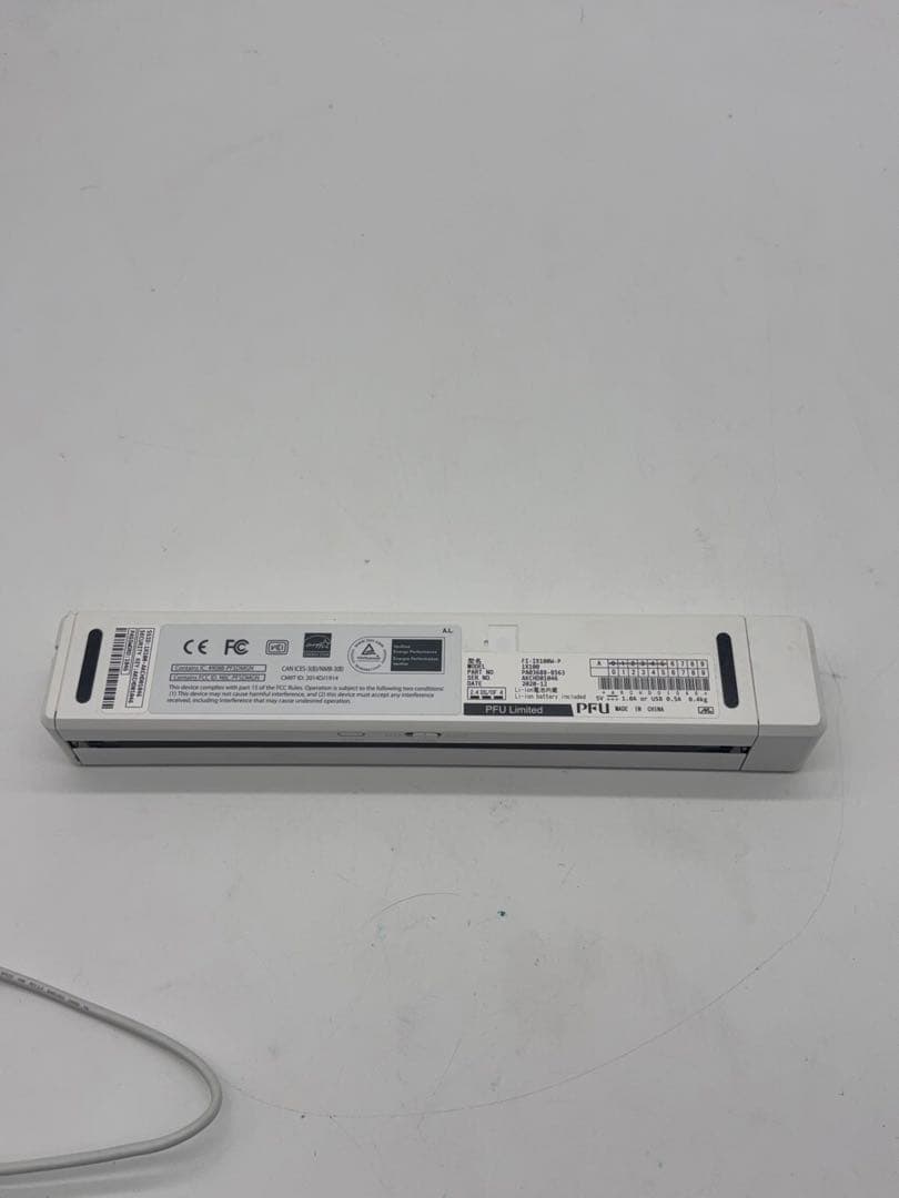 富士通 PFU ScanSnap iX100 ホワイト 2020年製