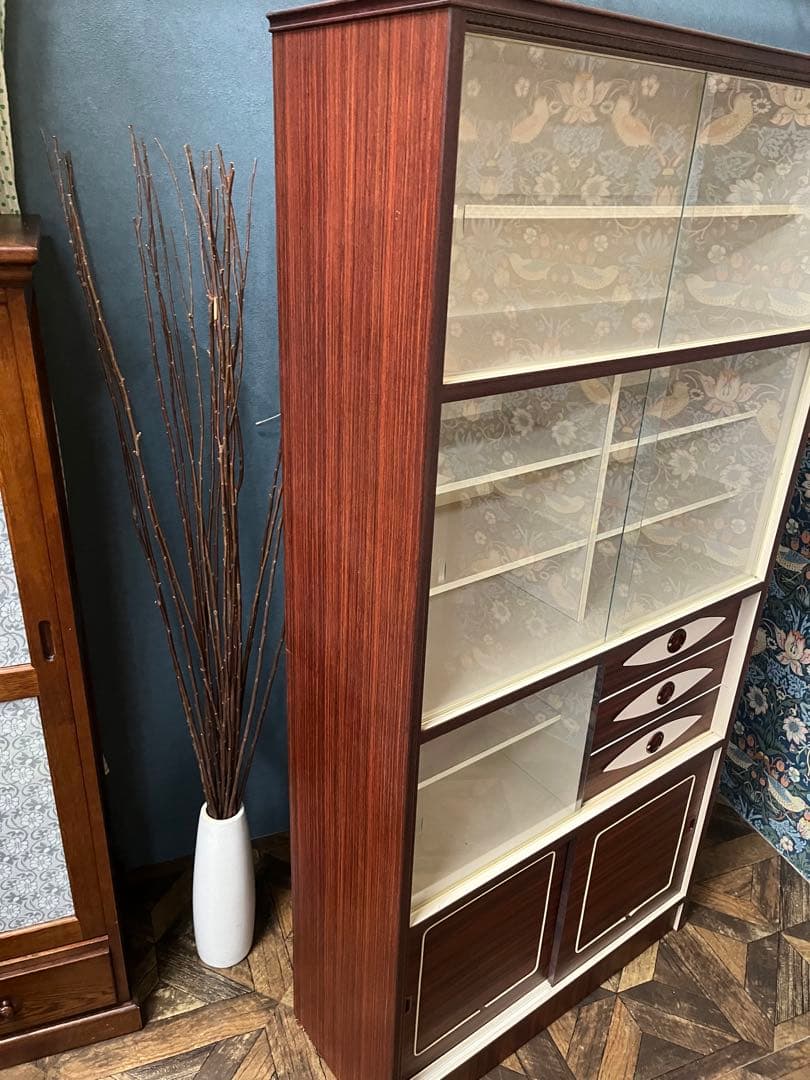 飾り棚 昭和レトロ 食器棚 レトロポップ インテリア 当時物 アンティーク