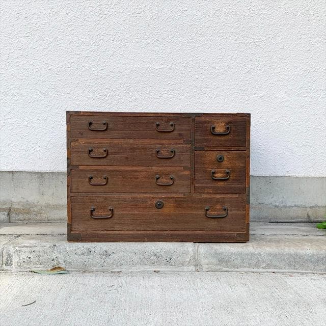 高島屋｜ヴィンテージ｜桐材｜小引出｜収納棚｜古家具｜