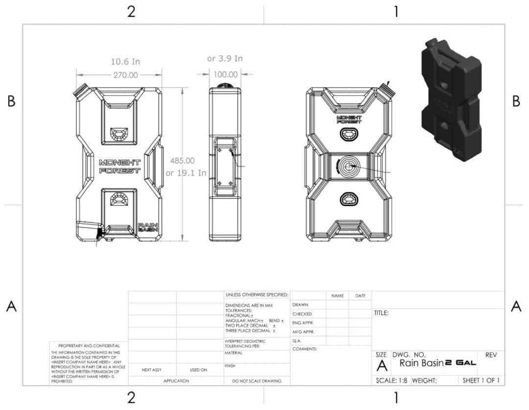 最終値下！タンクホルダー& ミッドナイト フォレスト タンク&マウント