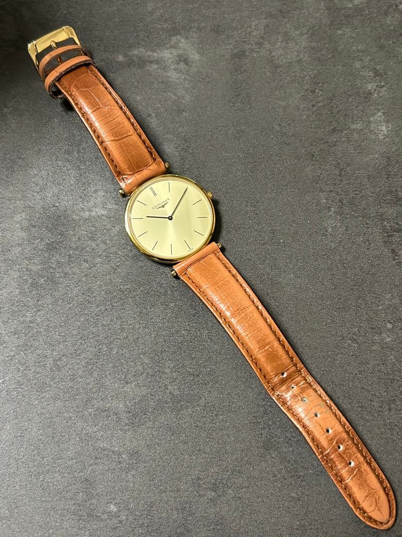 ロンジン ラ グラン クラシック ゴールド文字盤 腕時計 L4.635.2