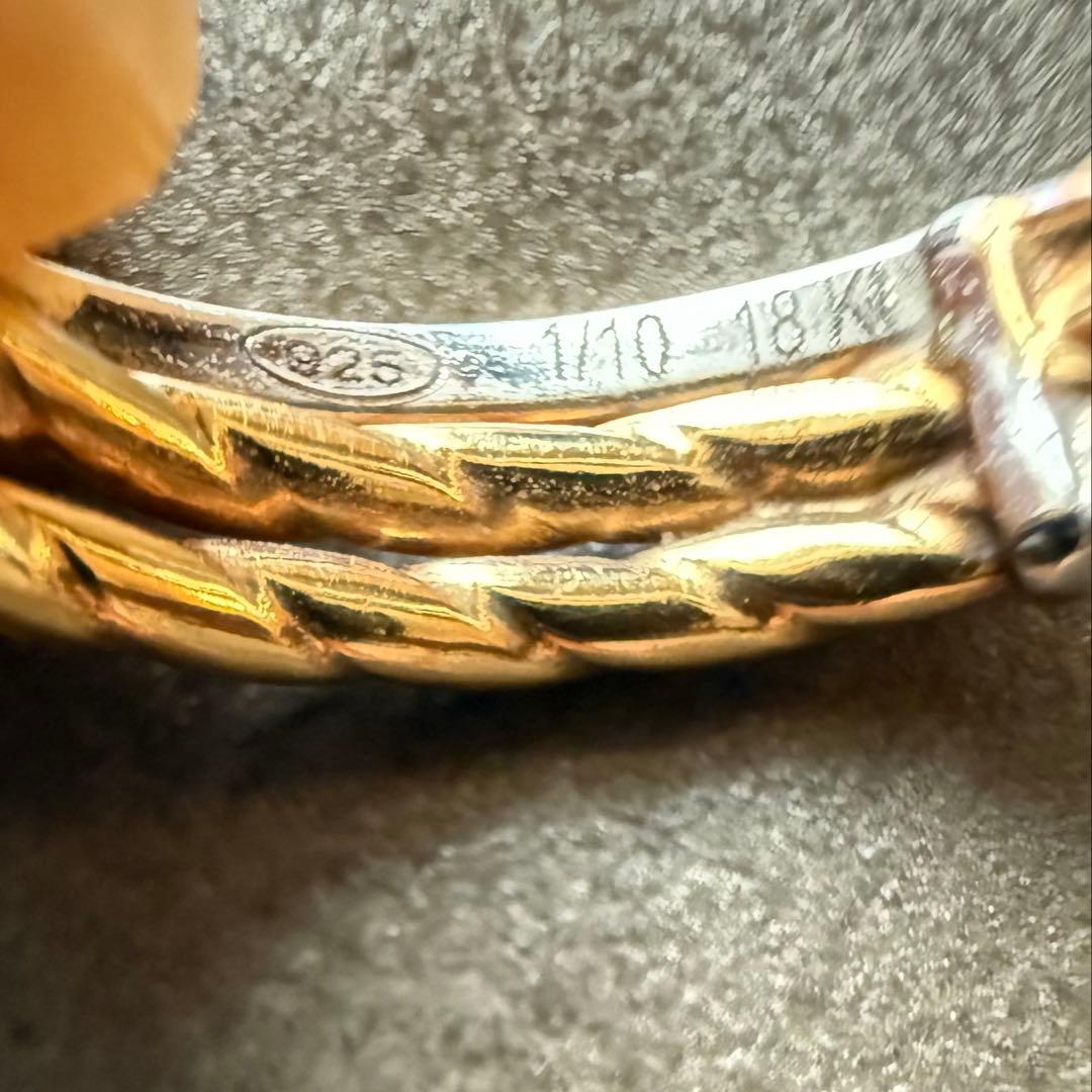 【極美品】GSTV 2begold イタリアンジュエリー ピアス リング