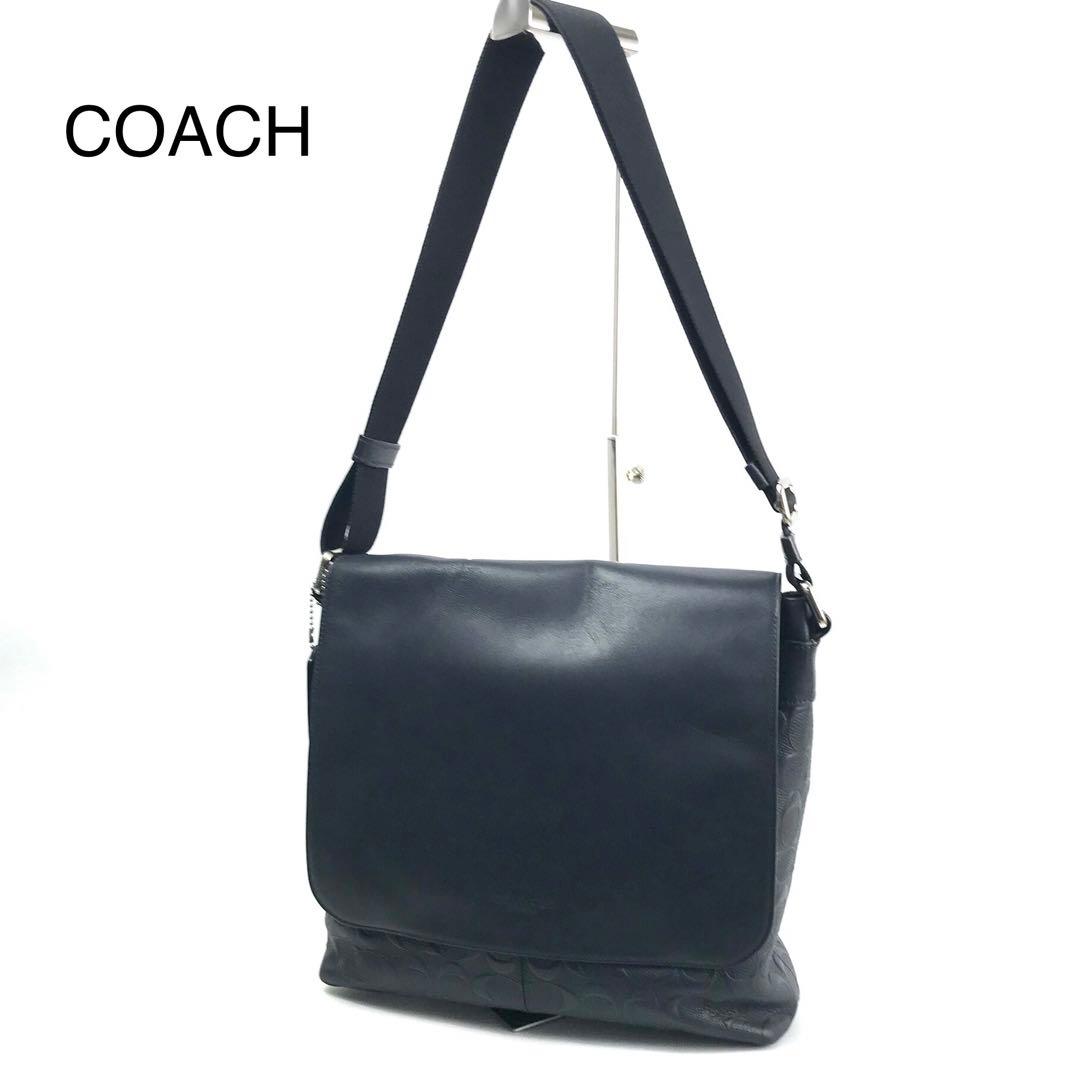 【チャーリーパパさま専用】コーチ ブラック ショルダーバッグ 72220