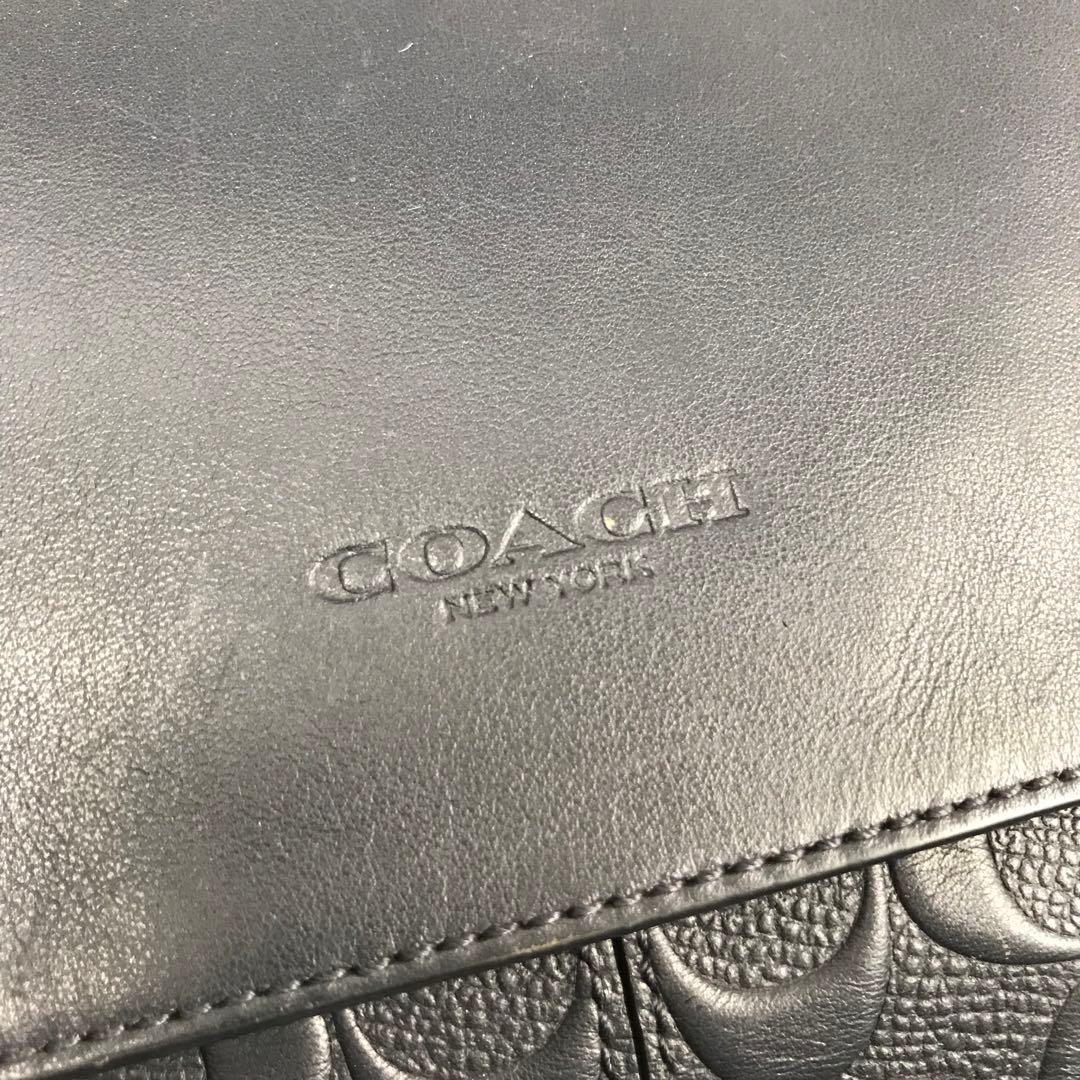 【チャーリーパパさま専用】コーチ ブラック ショルダーバッグ 72220