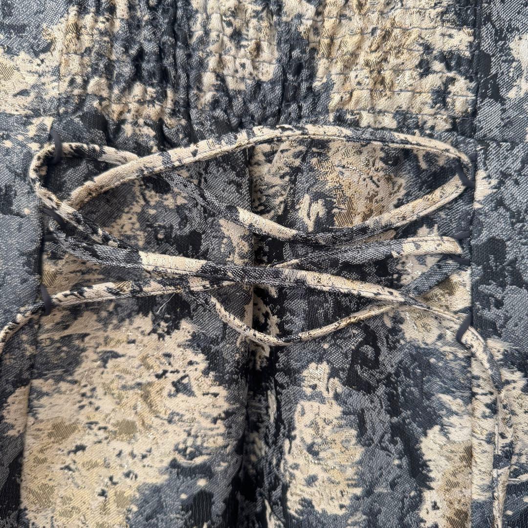 LE’RURE Meandering Jacquard pencil dress