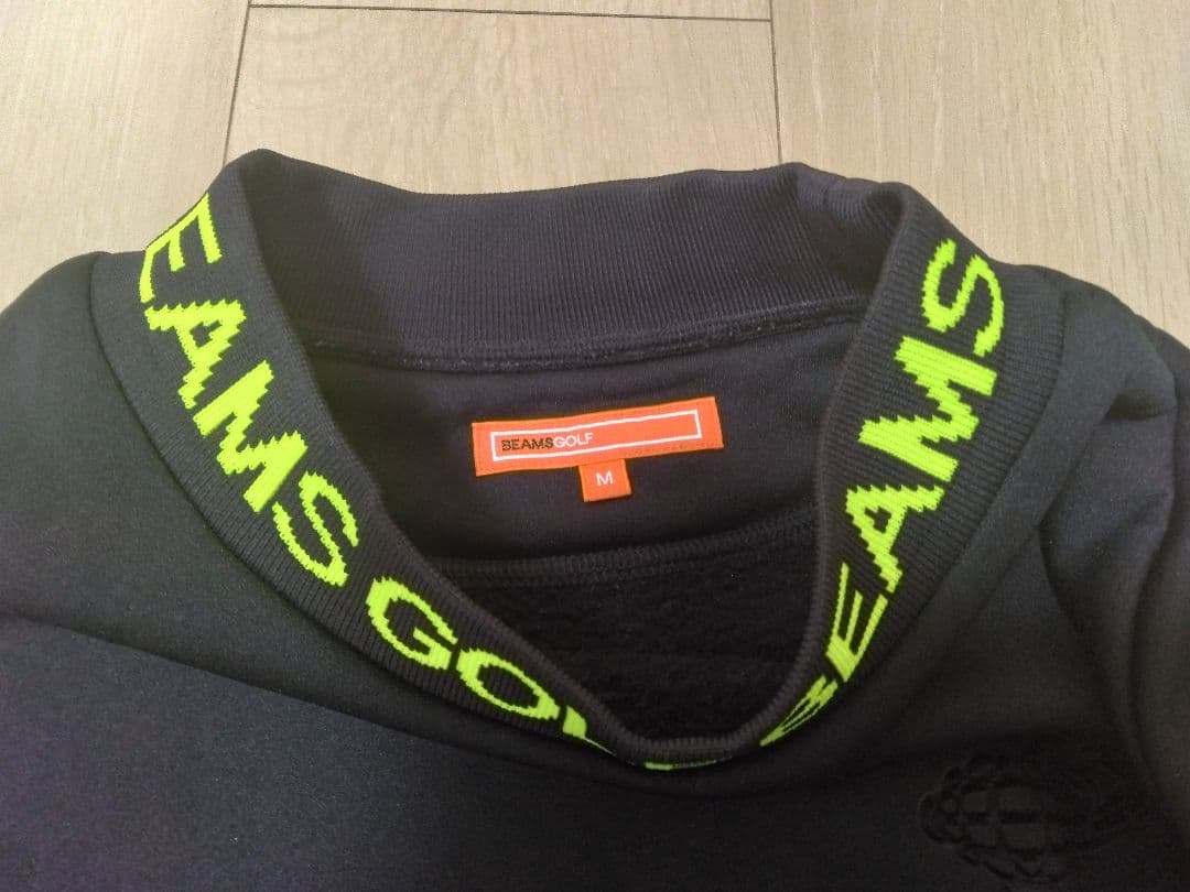 BEAMS GOLF モックネック　裏フリース トレーナー M