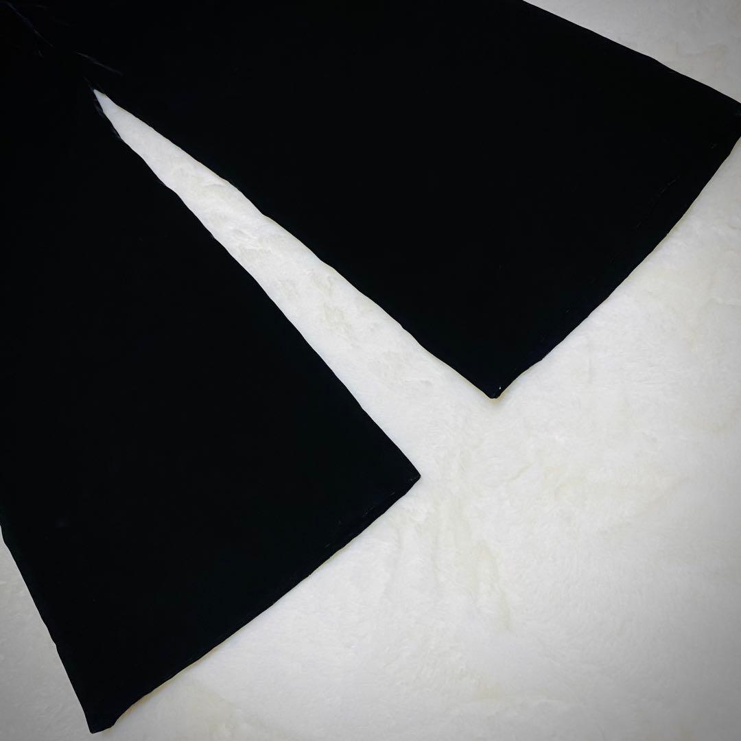 アルマーニ コレツィオーニ【最高級ベロア】セットアップ スーツ ブラック 光沢