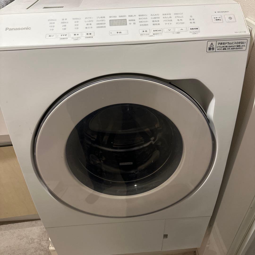 【M】Panasonic ドラム式電気洗濯乾燥機 NX-LX113BL