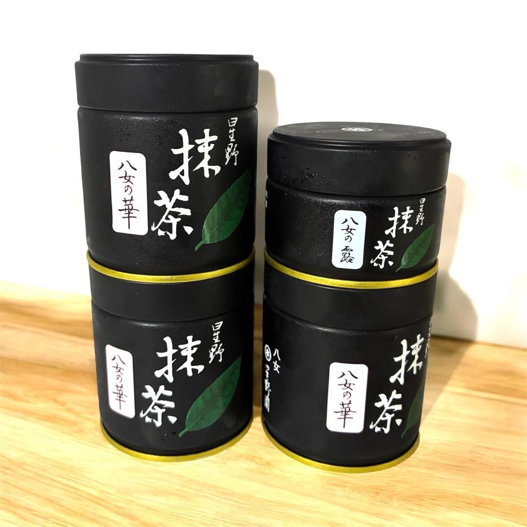 抹茶 星野製茶園　八女の華40g✖️3缶、八女の露20g✖️1缶