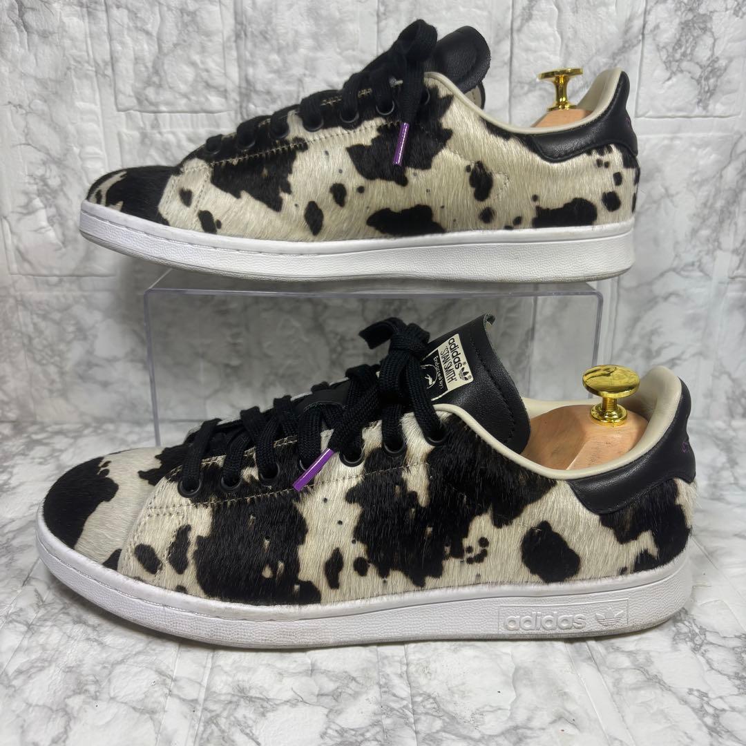 【美品】adidas アディダス スタンスミス FV3087ハラコ 牛柄 26