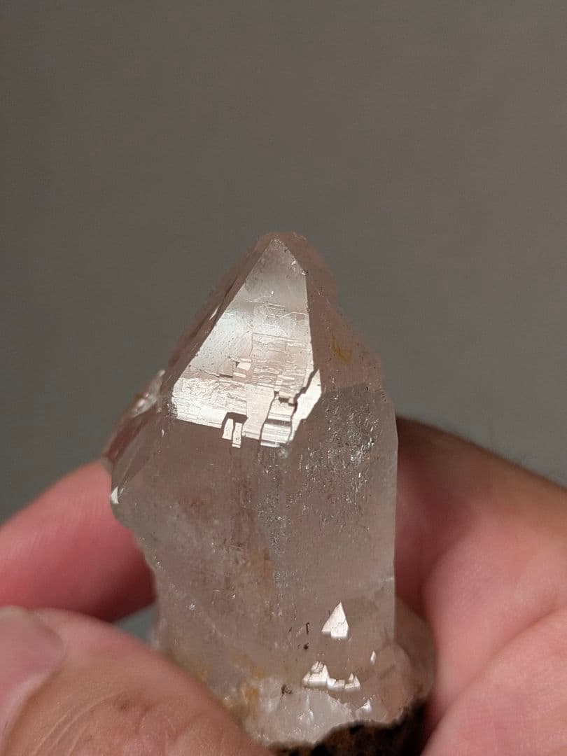 ネパール産　ガネーシュヒマール　カテドラル水晶　　階段膜が綺麗！　50グラム！