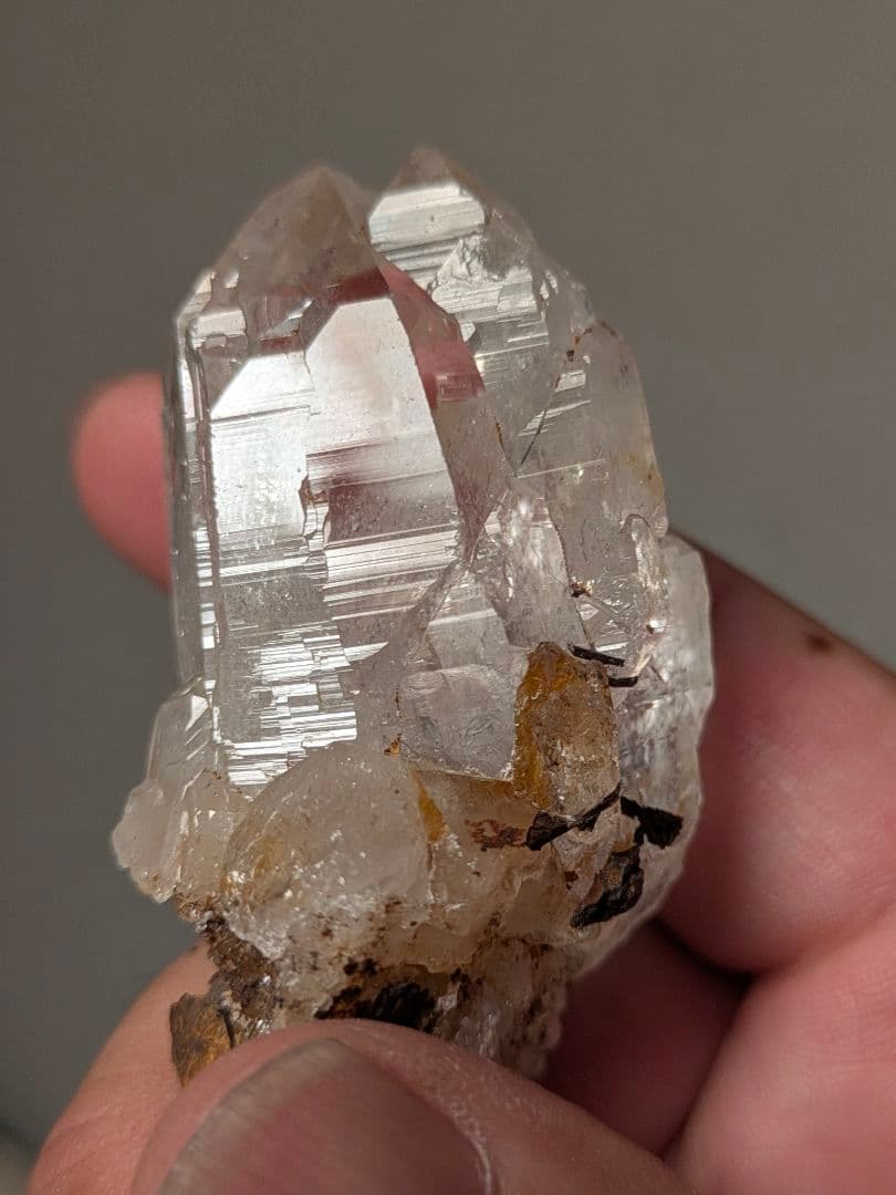 ネパール産　ガネーシュヒマール　カテドラル水晶　　階段膜が綺麗！　50グラム！