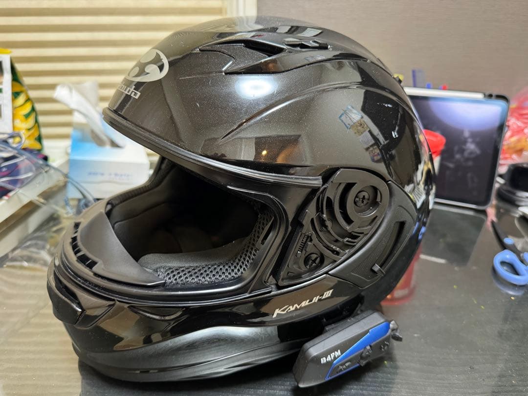 ogk kabuto kamui3 インカム装着済み【ライダー引退品】