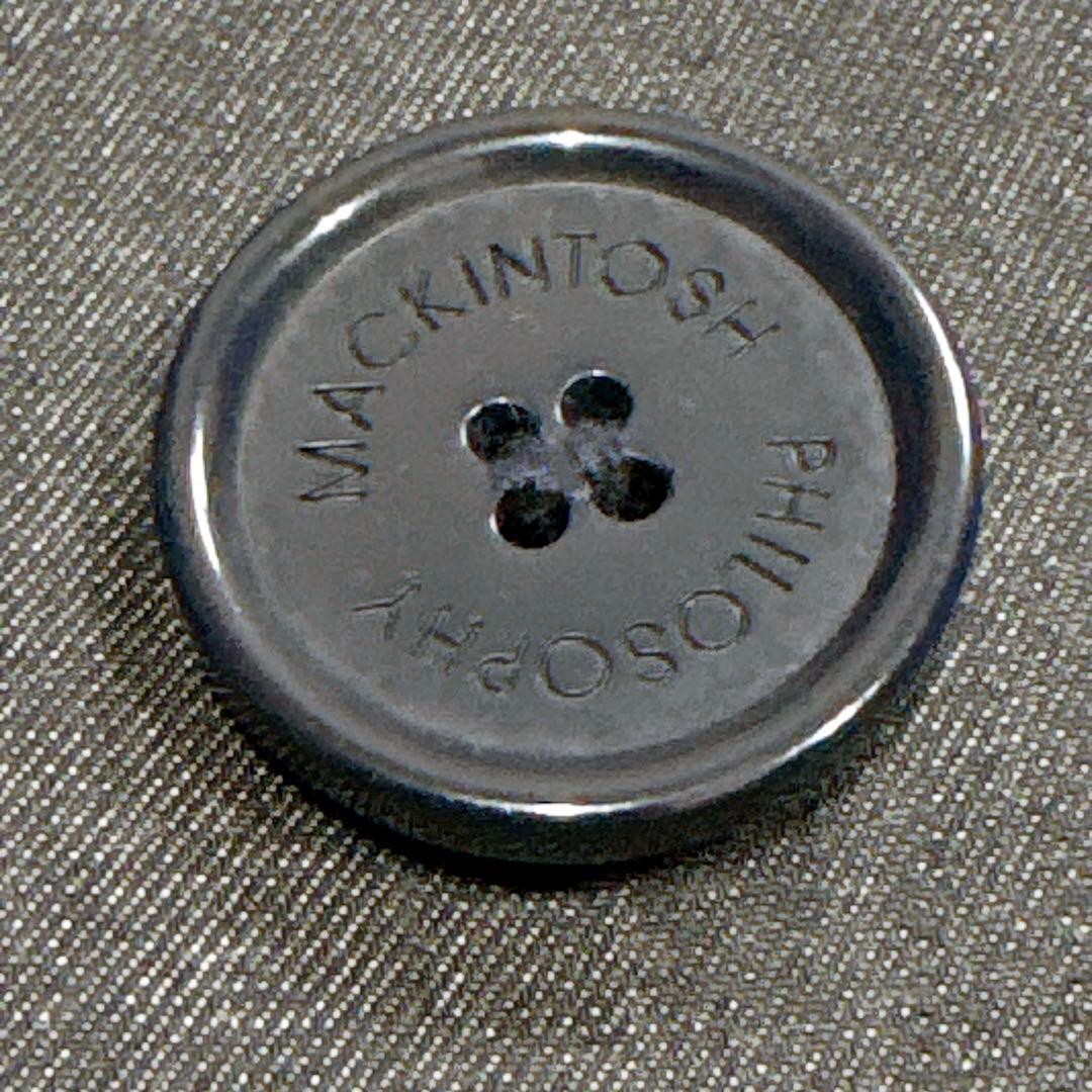 新品同様✨　マッキントッシュ　ステンカラーコート　ライナー　デニム調　42