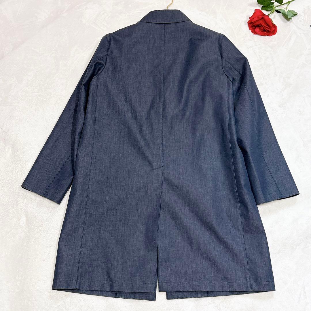 新品同様✨　マッキントッシュ　ステンカラーコート　ライナー　デニム調　42