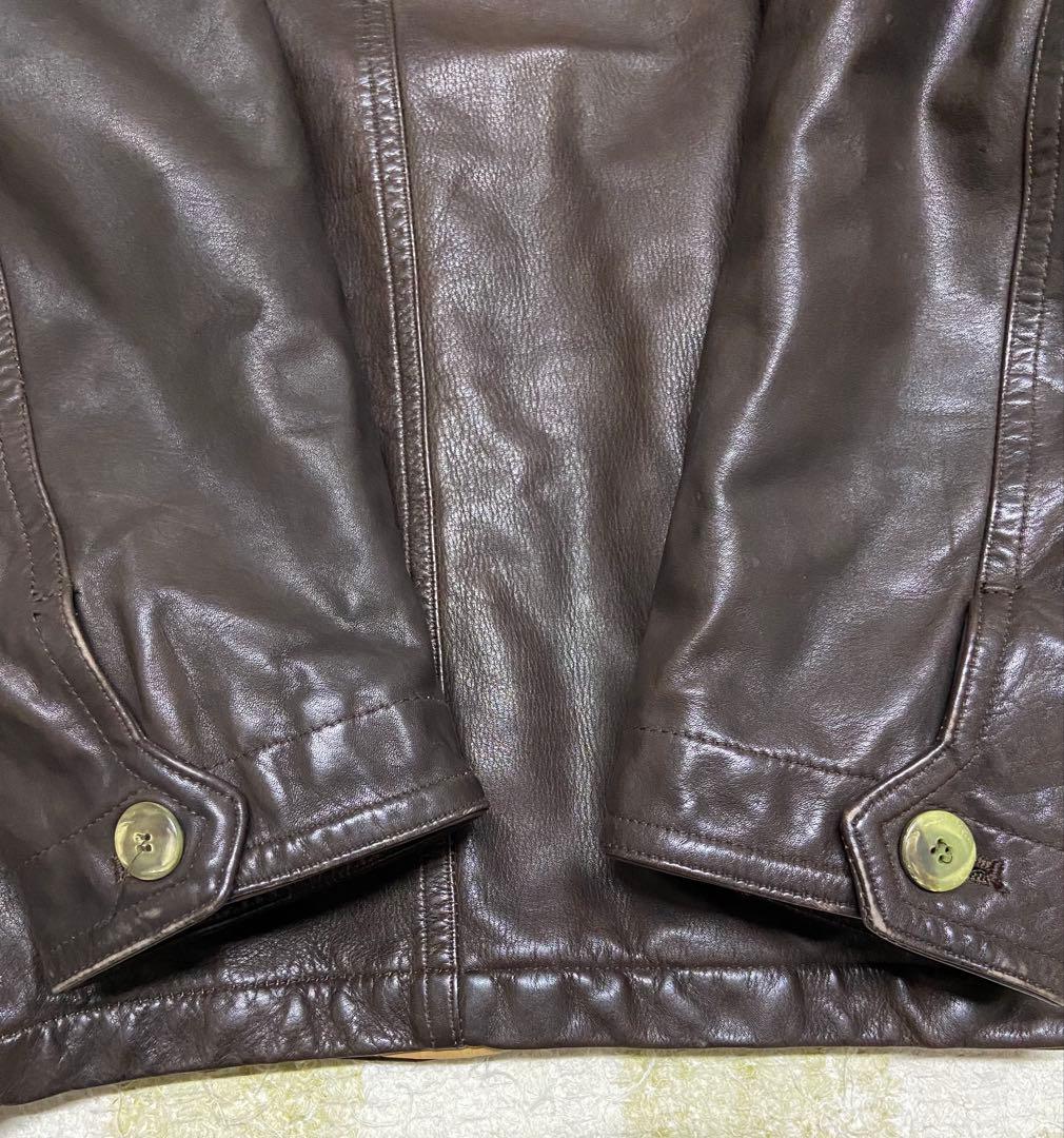 dezert デザート レザー 牛革 シングルライダース 90s イタリア製