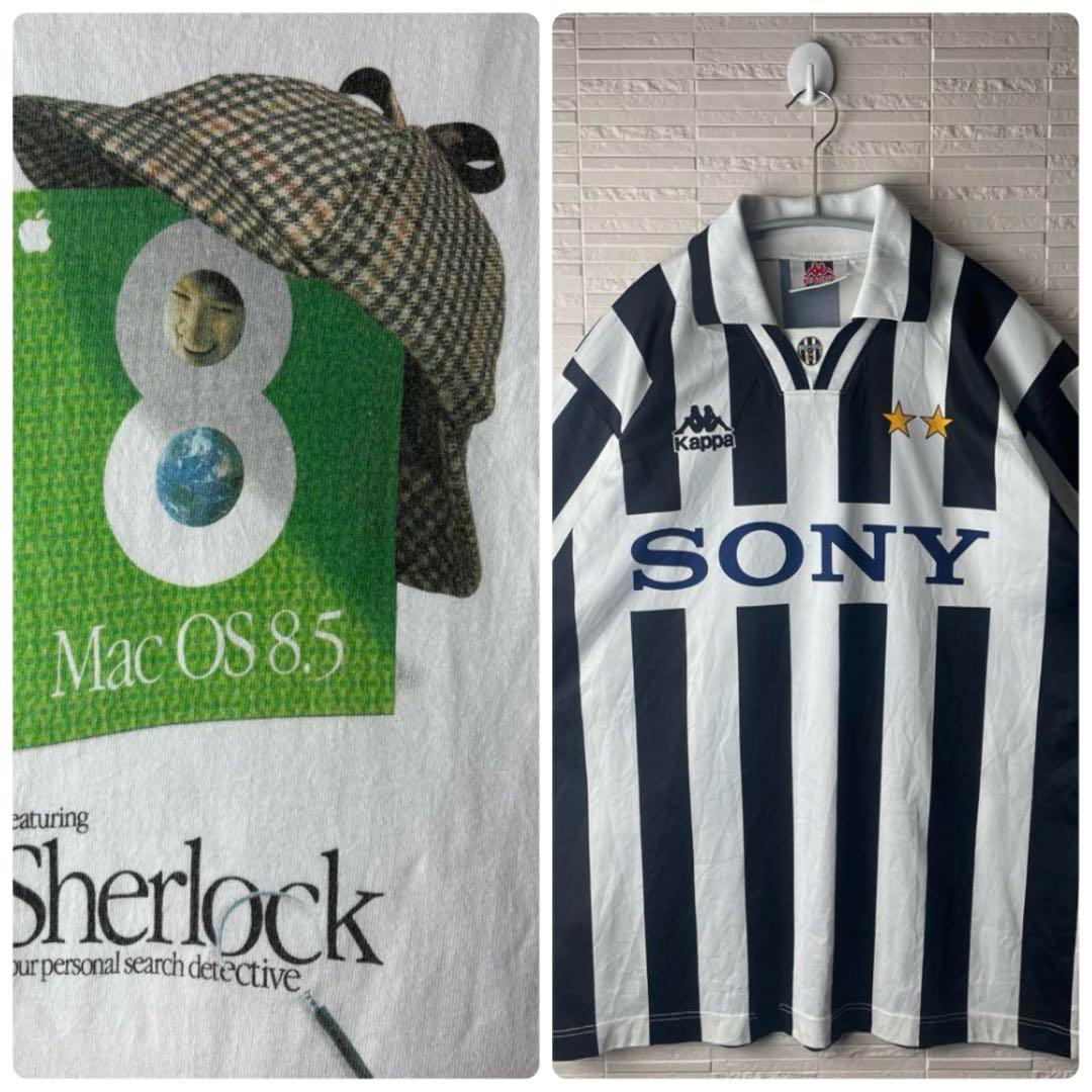 ササさん専用90sユベントスSONYヴィンテージ ユニフォーム　Apple ts