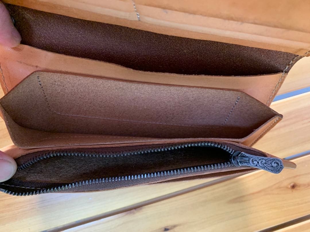 美品FUNNY バイカーズウォレット　ウォレットチェーン付