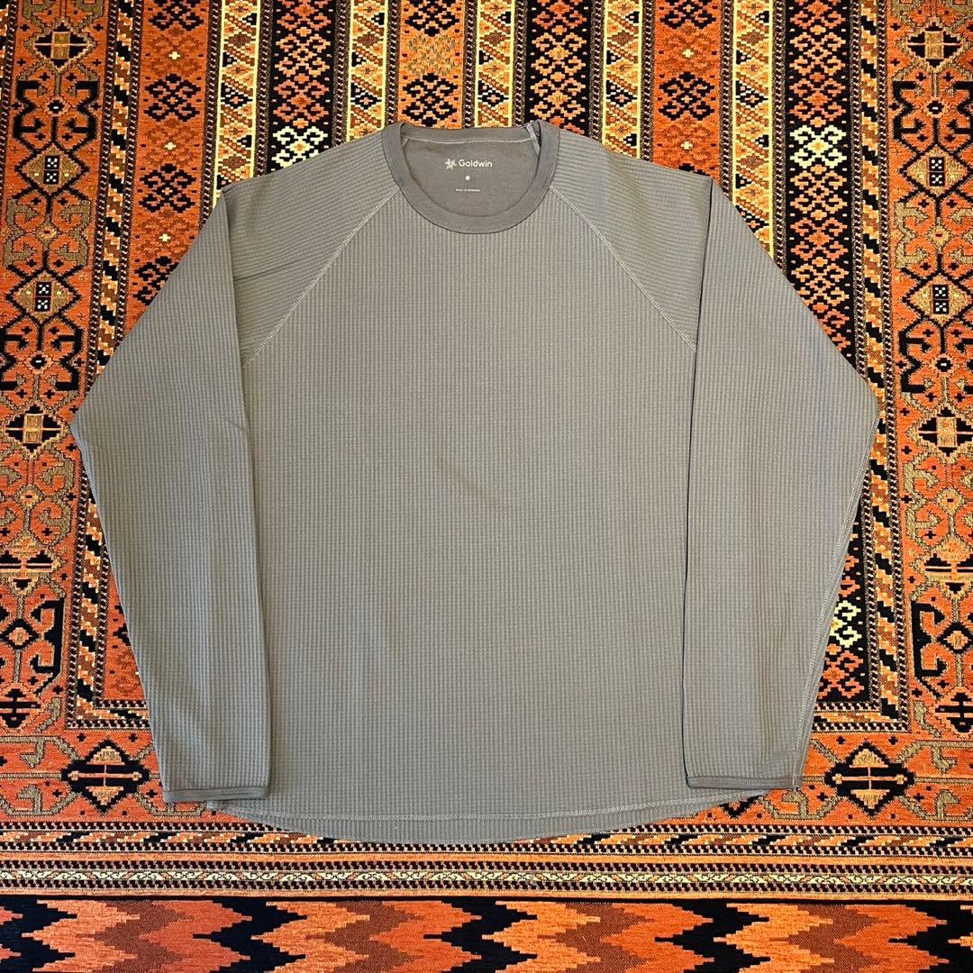 goldwin ワッフルカットソー