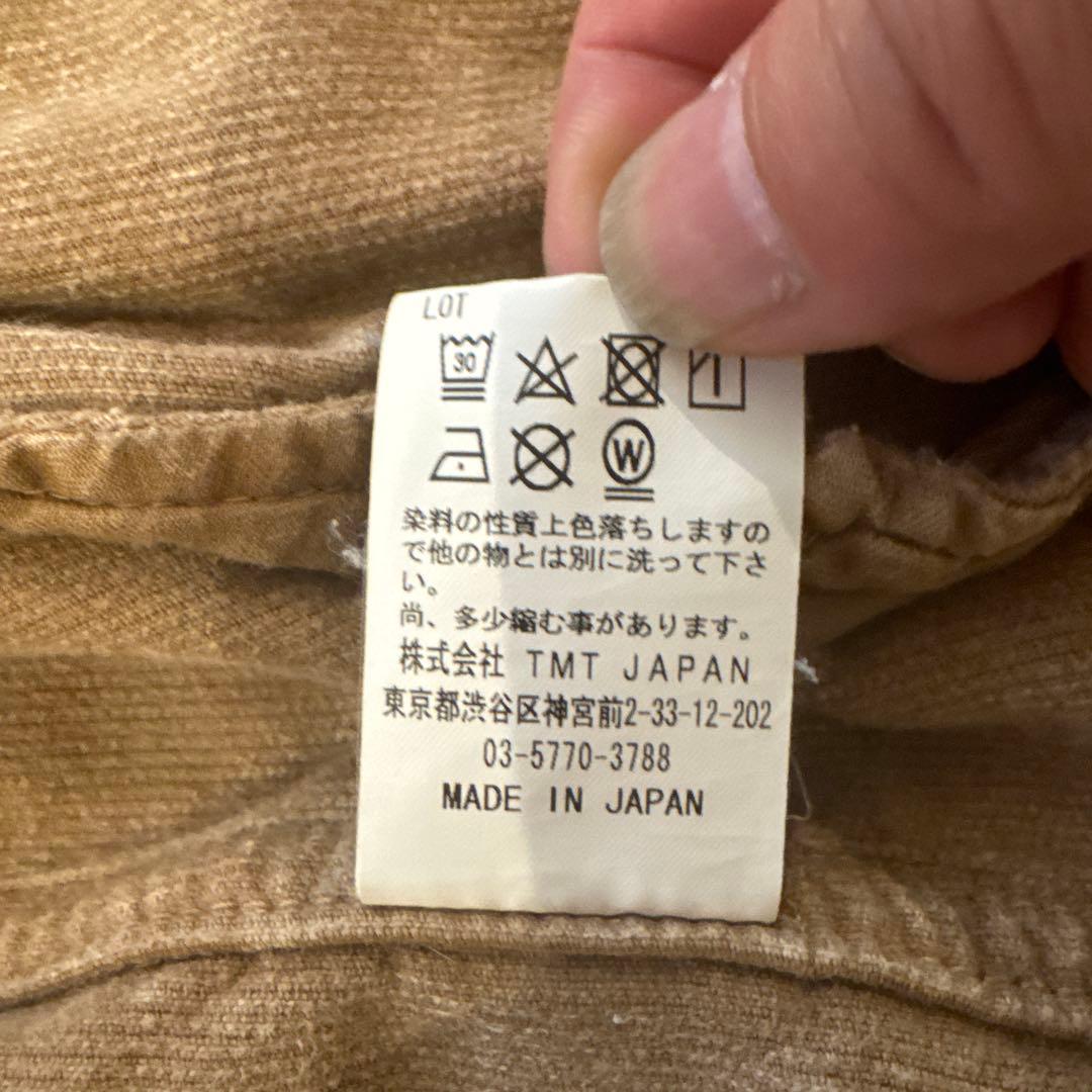 【希少/Lサイズ】TMT コーデュロイ 西海岸スタイル ジャケット ベージュ