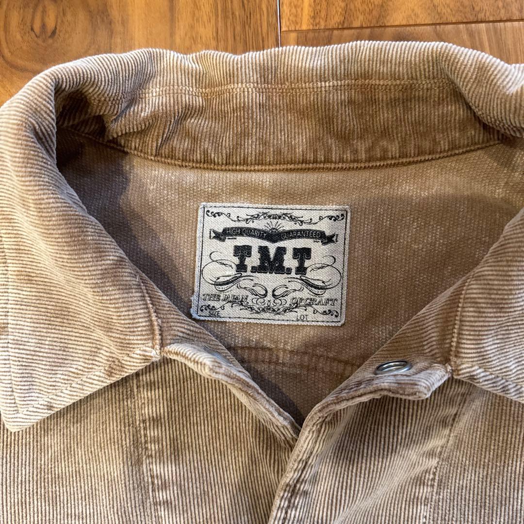 【希少/Lサイズ】TMT コーデュロイ 西海岸スタイル ジャケット ベージュ